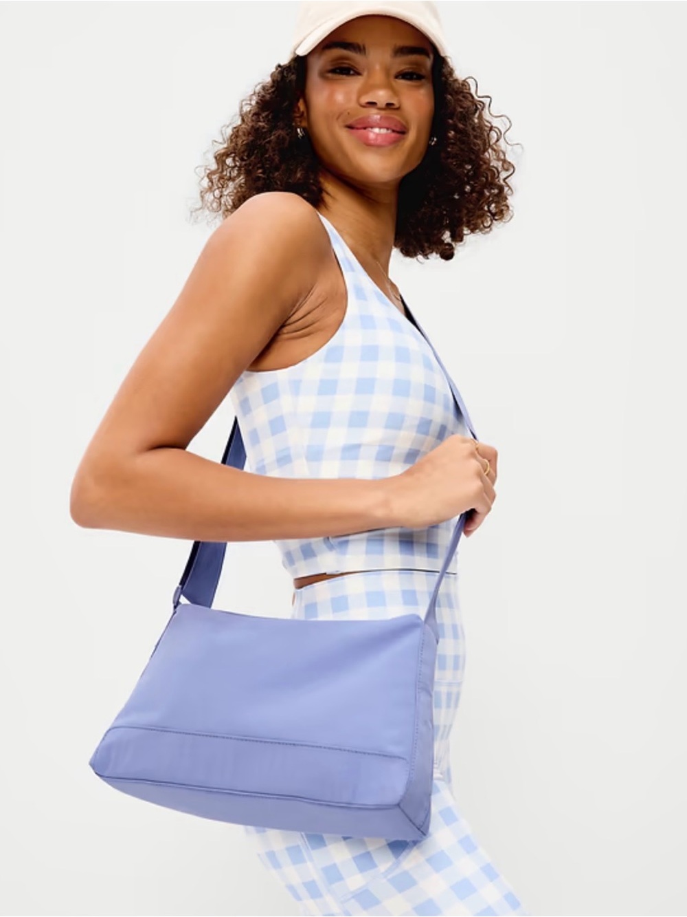 Old Navy Lavender-Blue Crossbody Shoulder Bag